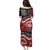 Maori Kotahitanga Family Matching Puletasi and Hawaiian Shirt Aotearoa Spirit with Maori Mask and Polynesian Art Tattoo