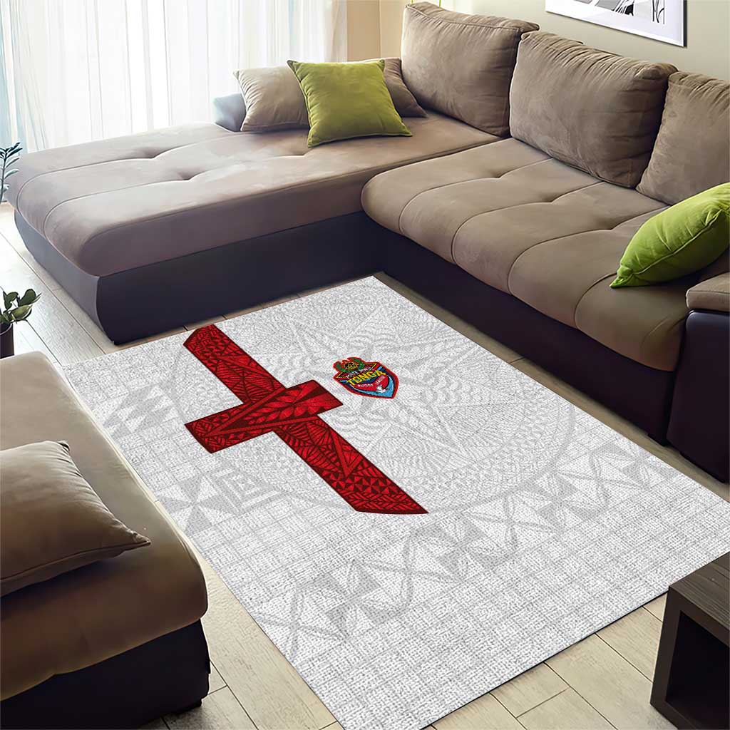 Tonga Ngatu Art Rugby Mate Ma'a Area Rug - Polynesian Pride