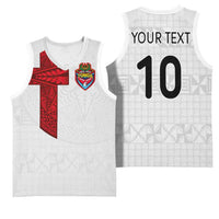 Custom Tonga Ngatu Art Rugby Mate Ma'a Basketball Jersey - Polynesian Pride