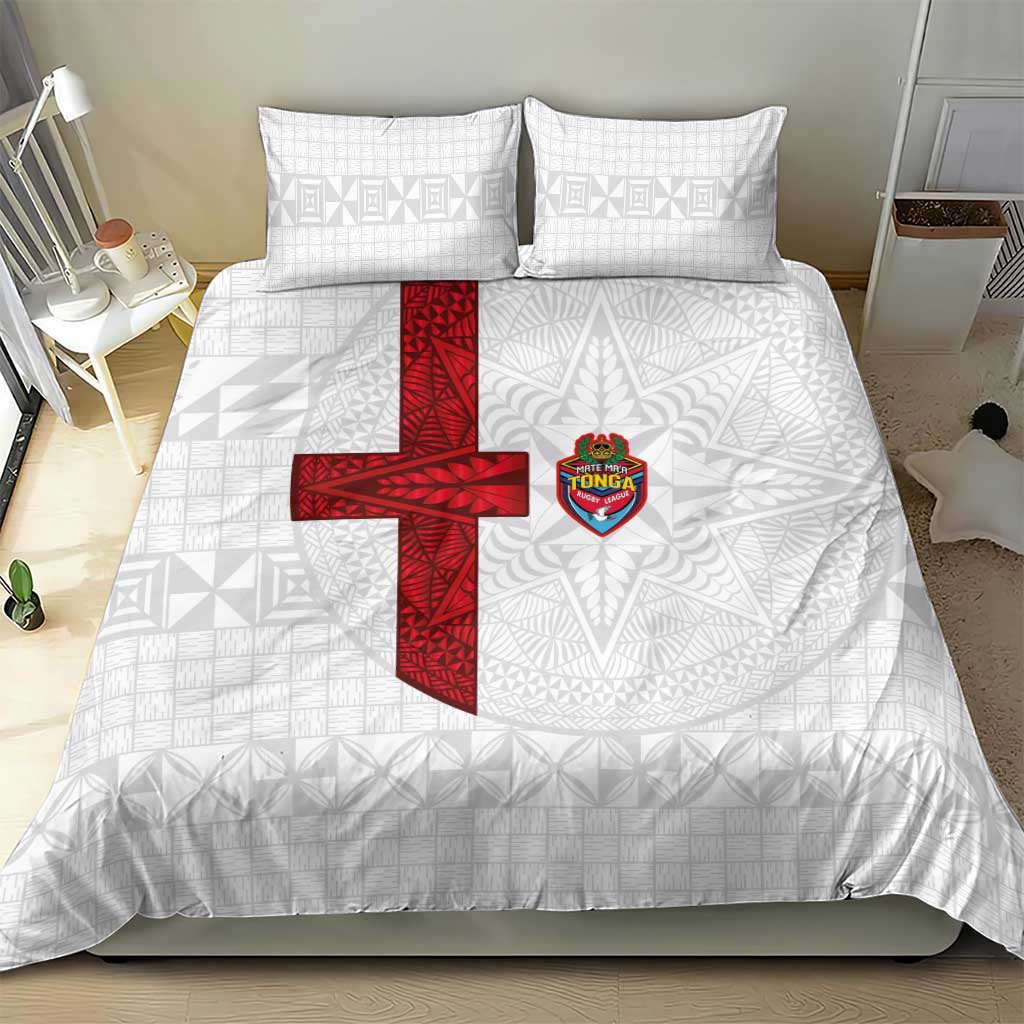 Tonga Ngatu Art Rugby Mate Ma'a Bedding Set - Polynesian Pride