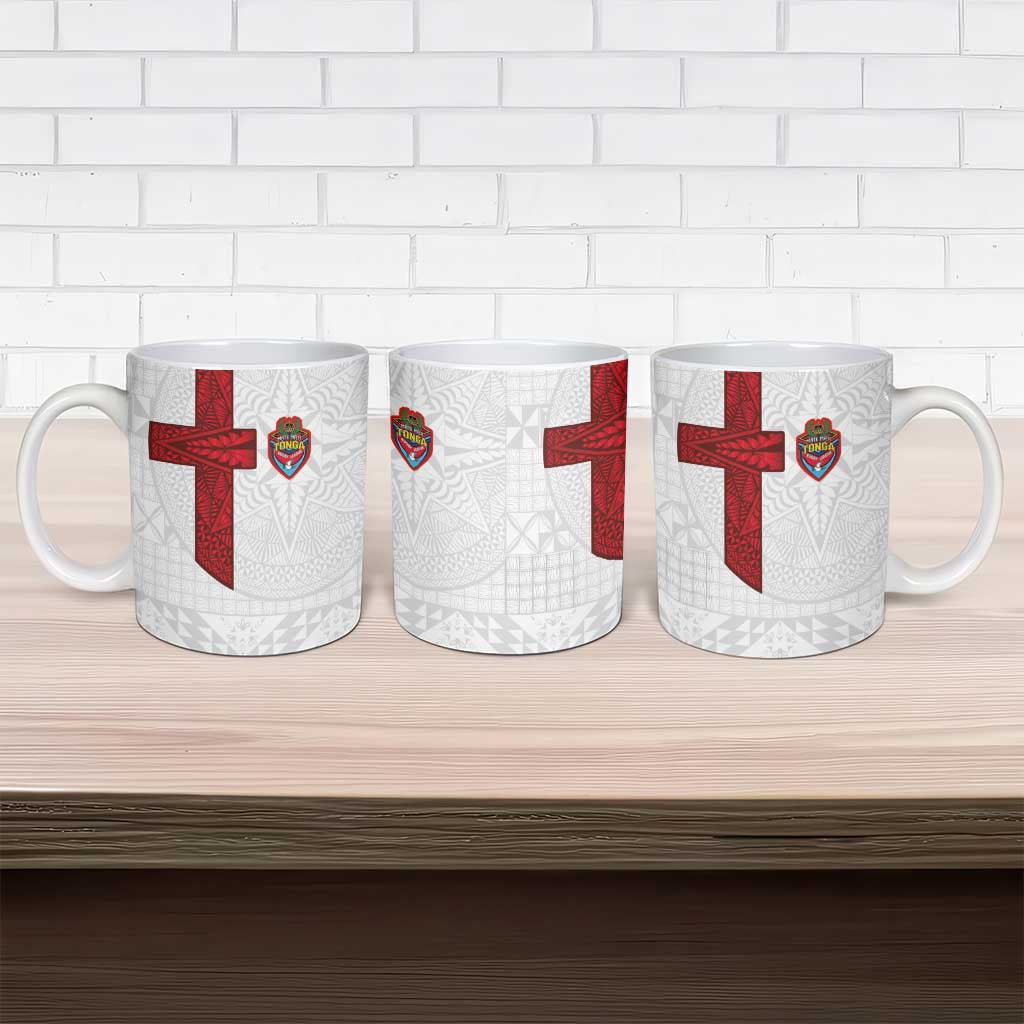 Tonga Ngatu Art Rugby Mate Ma'a Ceramic Mug - Polynesian Pride