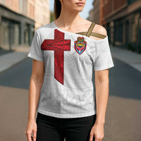 Custom Tonga Ngatu Art Rugby Mate Ma'a Cross Shoulder Shirt - Polynesian Pride