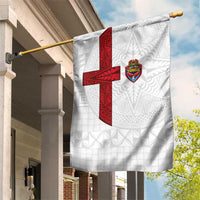 Tonga Ngatu Art Rugby Mate Ma'a Garden Flag - Polynesian Pride