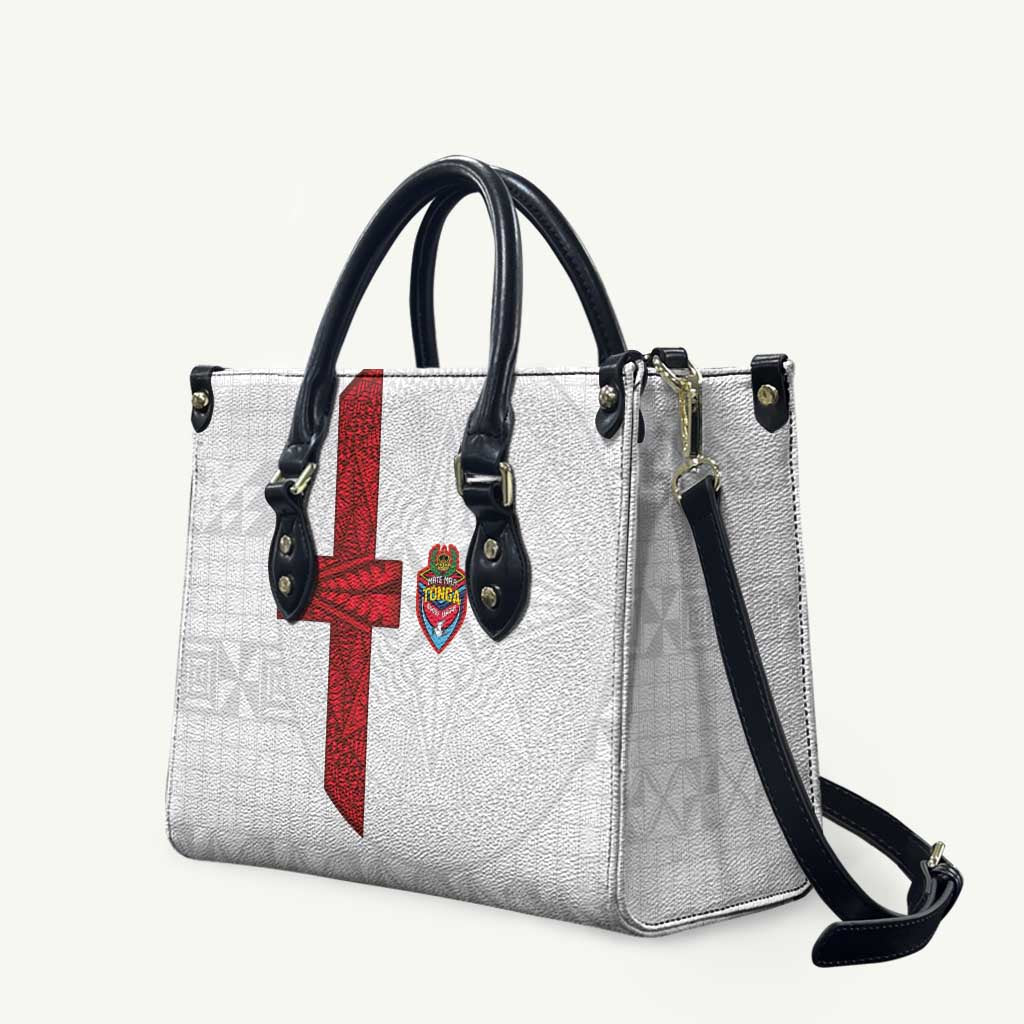 Tonga Ngatu Art Rugby Mate Ma'a Leather Bag - Polynesian Pride