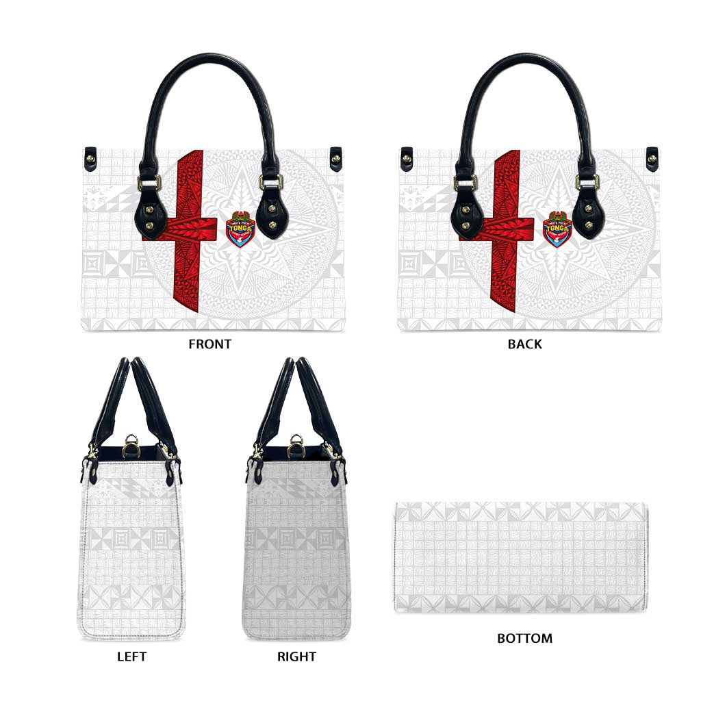 Tonga Ngatu Art Rugby Mate Ma'a Leather Bag - Polynesian Pride