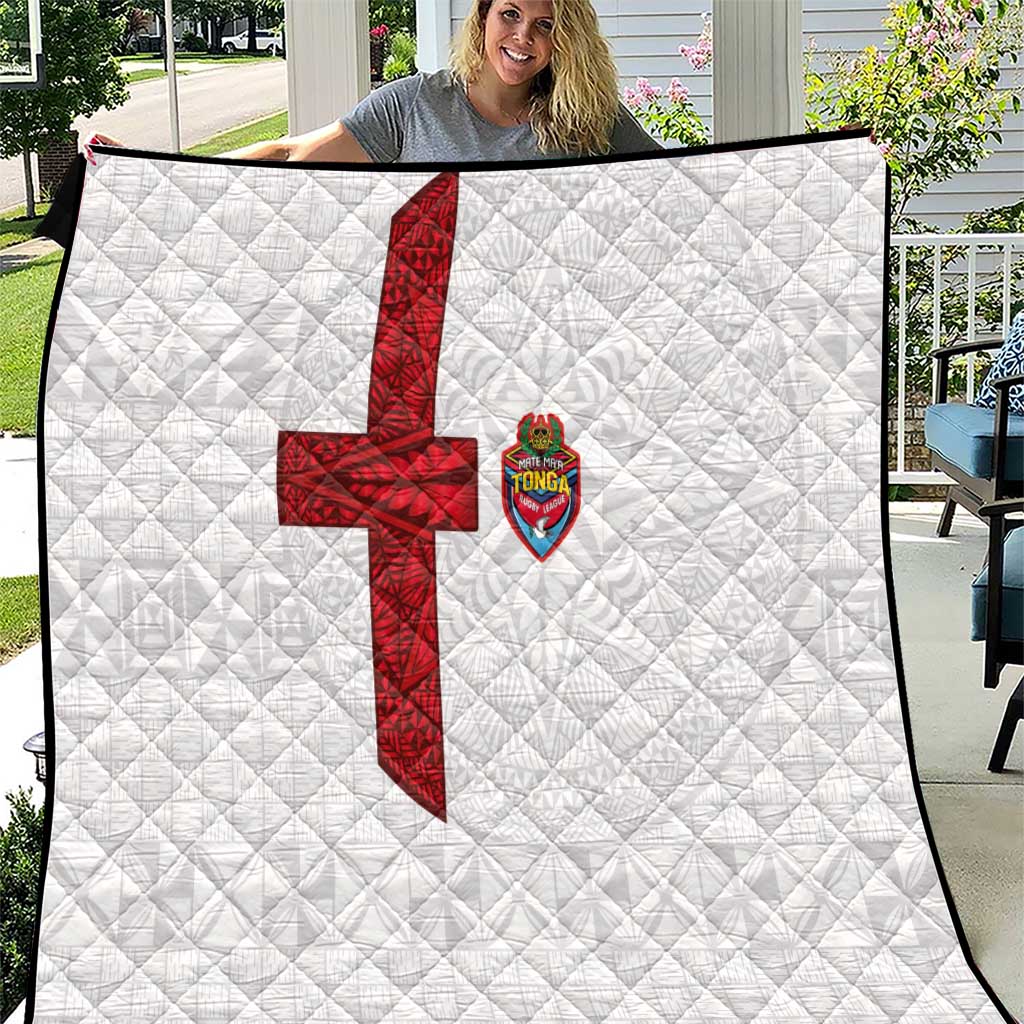 Tonga Ngatu Art Rugby Mate Ma'a Quilt - Polynesian Pride