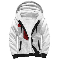 Custom Tonga Ngatu Art Rugby Mate Ma'a Sherpa Hoodie - Polynesian Pride