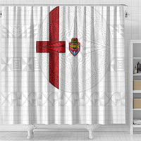 Tonga Ngatu Art Rugby Mate Ma'a Shower Curtain - Polynesian Pride