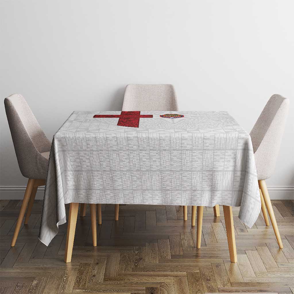 Tonga Ngatu Art Rugby Mate Ma'a Tablecloth - Polynesian Pride