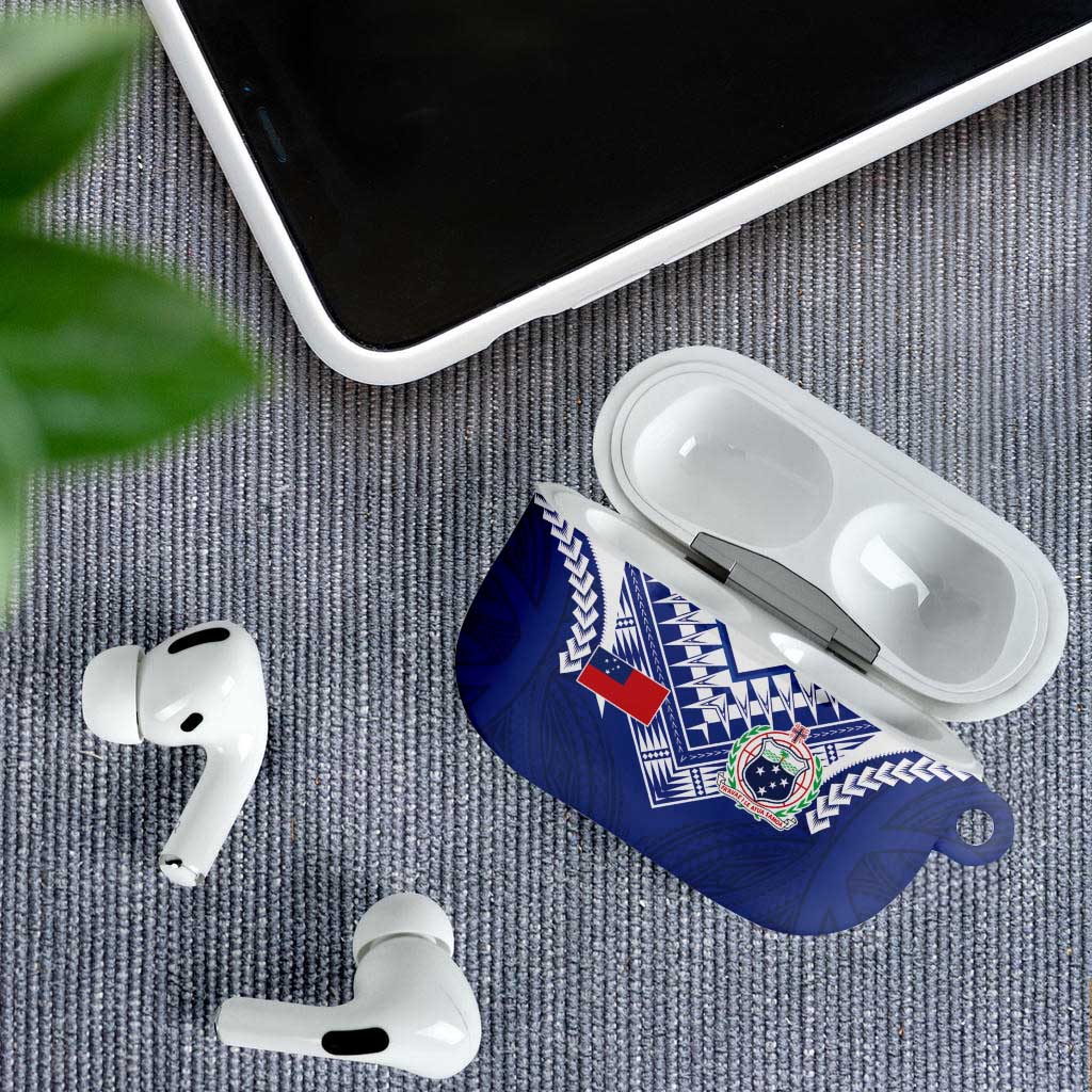 Samoa Rugby AirPods Case Pacific Motifs - Polynesian Pride