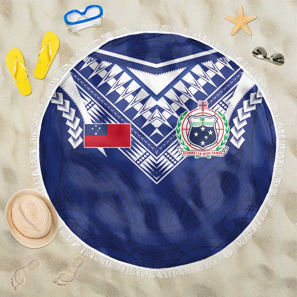 Samoa Rugby Beach Blanket Pacific Motifs - Polynesian Pride