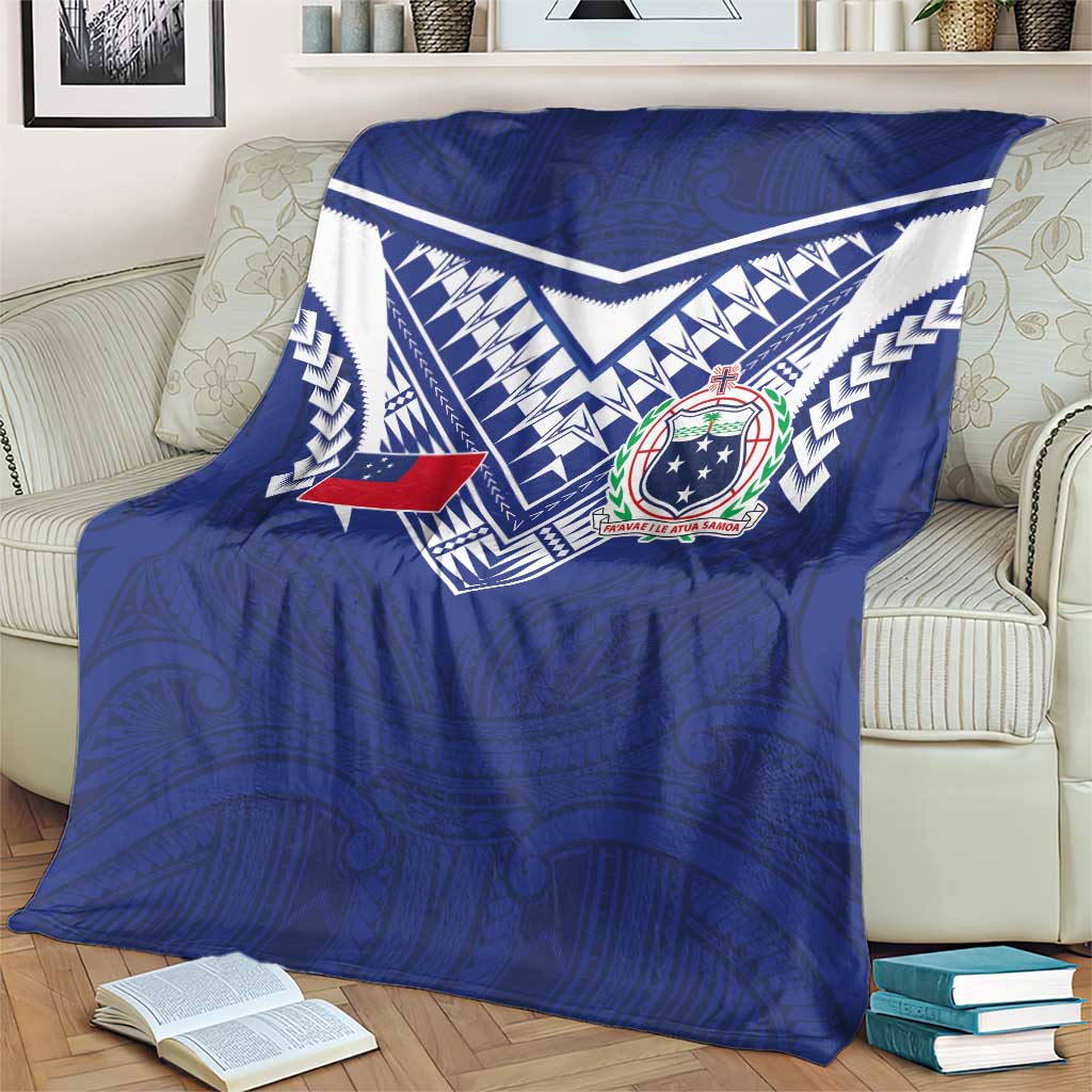 Samoa Rugby Blanket Pacific Motifs - Polynesian Pride
