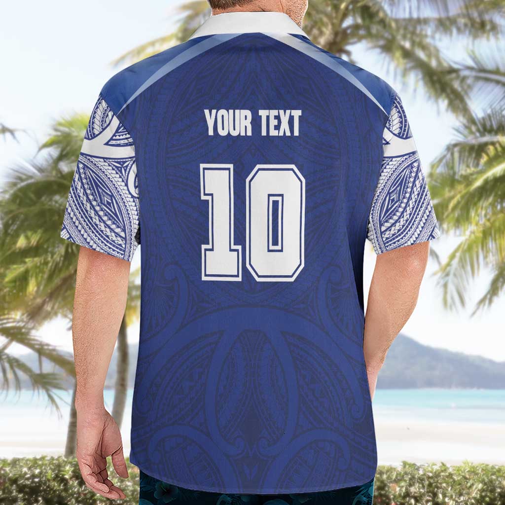 Custom Samoa Rugby Hawaiian Shirt Pacific Motifs - undefined