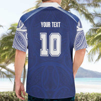 Custom Samoa Rugby Hawaiian Shirt Pacific Motifs - undefined