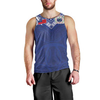 Custom Samoa Rugby Men Tank Top Pacific Motifs - Polynesian Pride