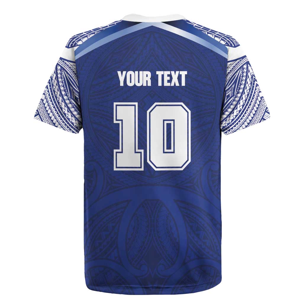 Custom Samoa Rugby Rugby Jersey Pacific Motifs - Polynesian Pride