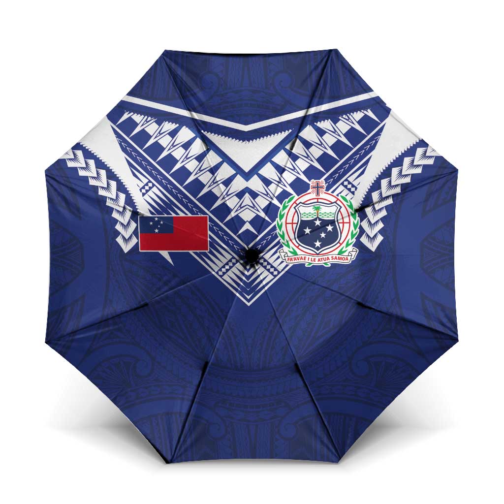 Samoa Rugby Umbrella Pacific Motifs - Polynesian Pride