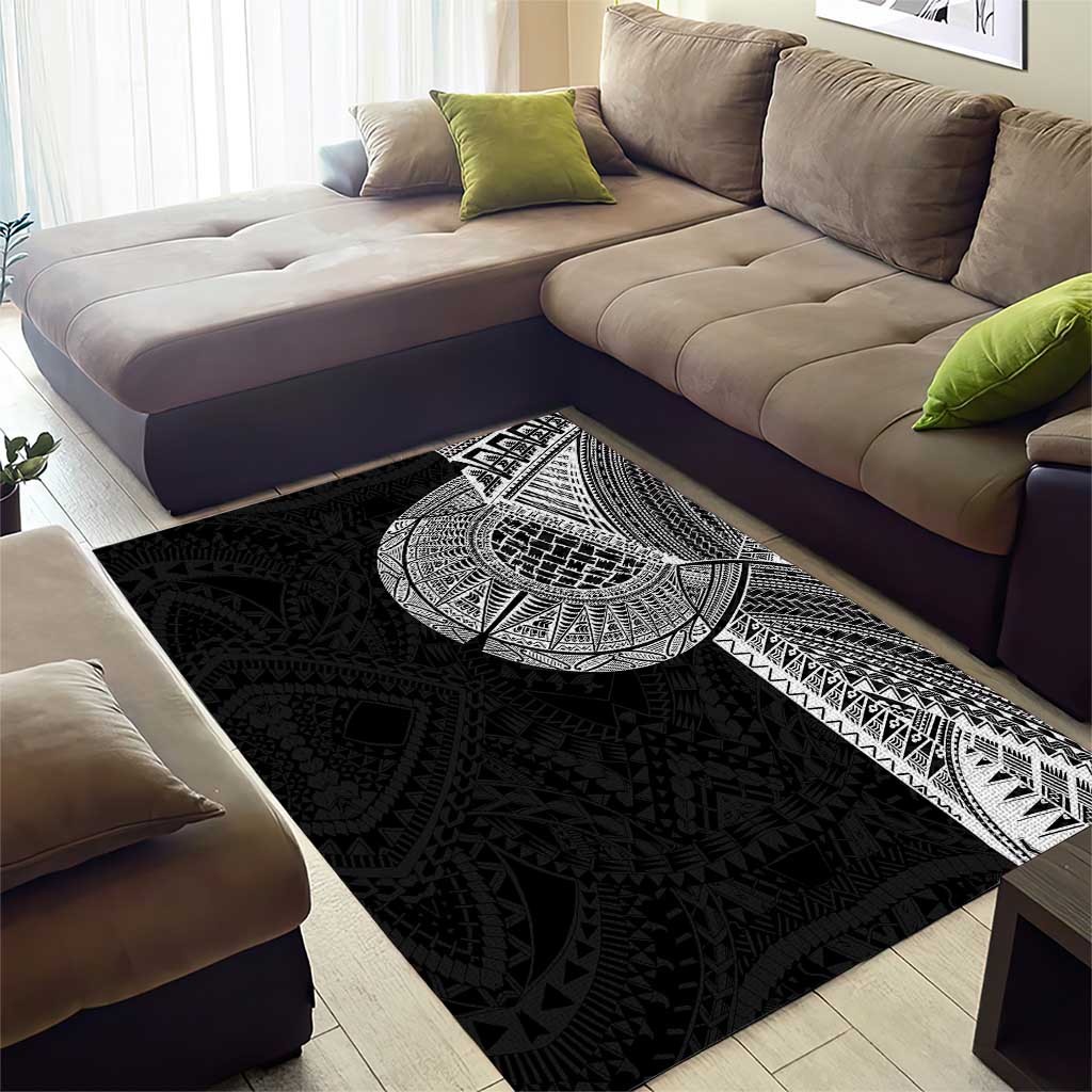 Samoan Tatau Area Rug Art Tribal Traditional Tattoos - Polynesian Pride