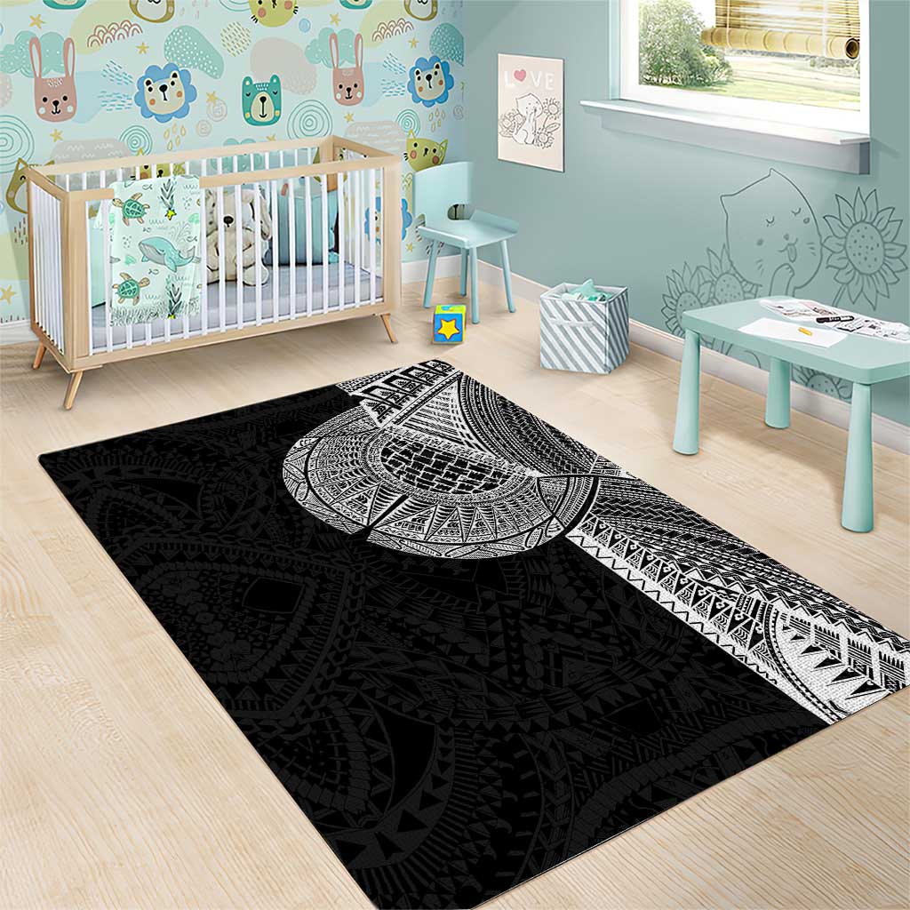 Samoan Tatau Area Rug Art Tribal Traditional Tattoos - Polynesian Pride