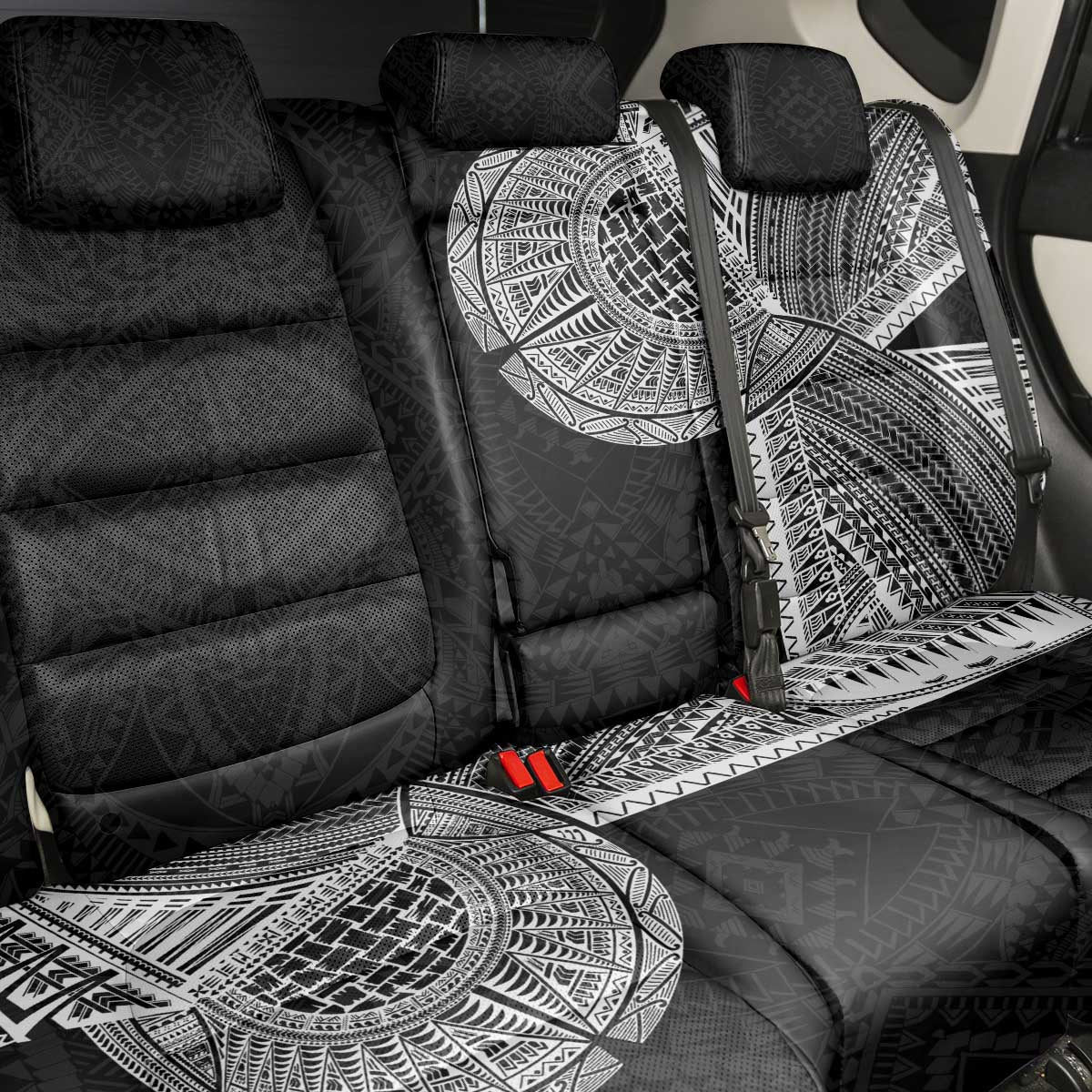 Samoan Tatau Back Car Seat Cover Art Tribal Traditional Tattoos - Polynesian Pride