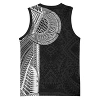 Samoan Tatau Basketball Jersey Art Tribal Traditional Tattoos - Polynesian Pride