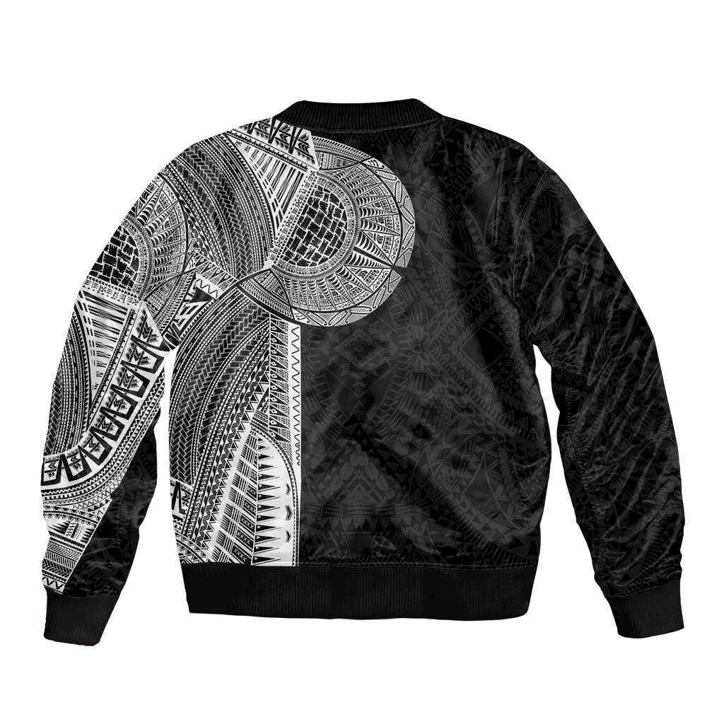 Samoan Tatau Bomber Jacket Art Tribal Traditional Tattoos - Polynesian Pride