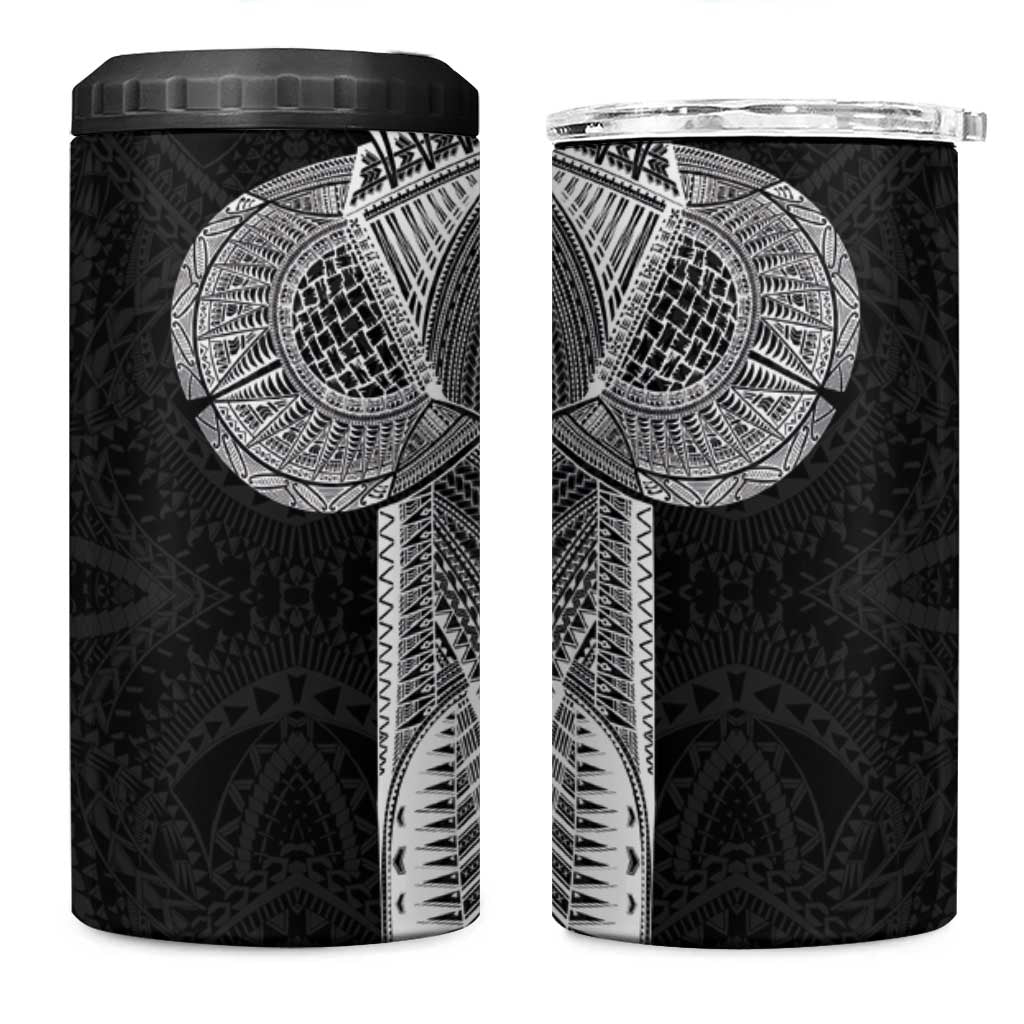 Samoan Tatau 4 in 1 Can Cooler Tumbler Art Tribal Traditional Tattoos - Polynesian Pride