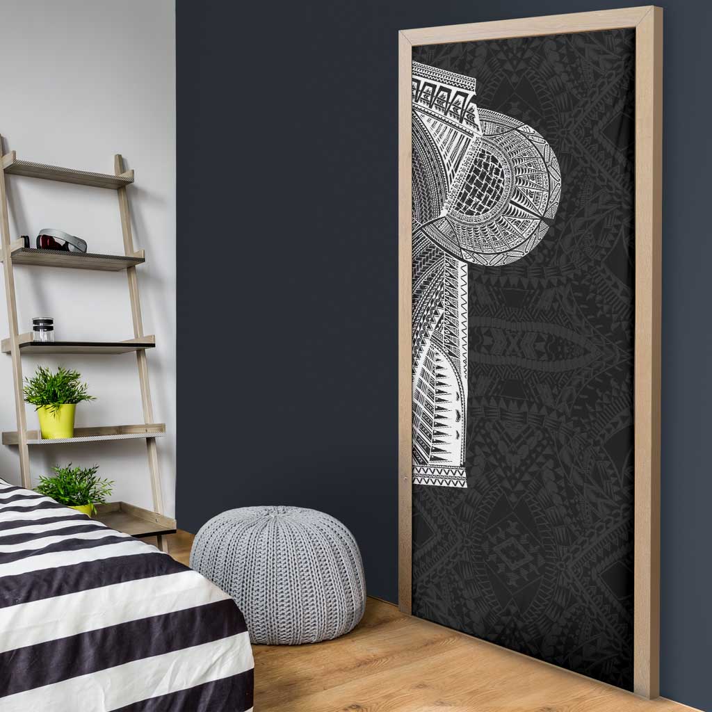 Samoan Tatau Door Cover Art Tribal Traditional Tattoos - Polynesian Pride