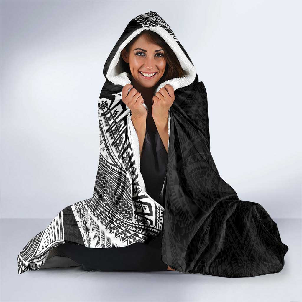 Samoan Tatau Hooded Blanket Art Tribal Traditional Tattoos - Polynesian Pride