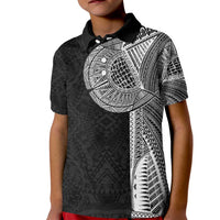 Samoan Tatau Kid Polo Shirt Art Tribal Traditional Tattoos - Polynesian Pride