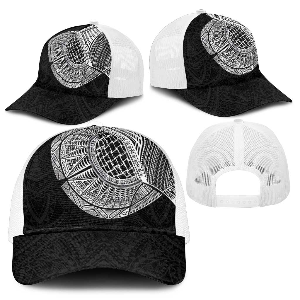 Samoan Tatau Mesh Trucker Cap Art Tribal Traditional Tattoos - Polynesian Pride