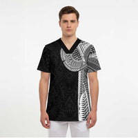 Samoan Tatau Scrub Top Art Tribal Traditional Tattoos - Polynesian Pride