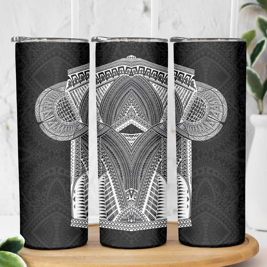 Samoan Tatau Skinny Tumbler Art Tribal Traditional Tattoos - Polynesian Pride