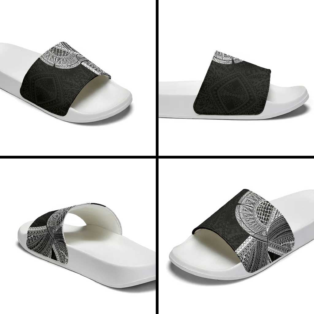 Samoan Tatau Slide Sandals Art Tribal Traditional Tattoos - Polynesian Pride