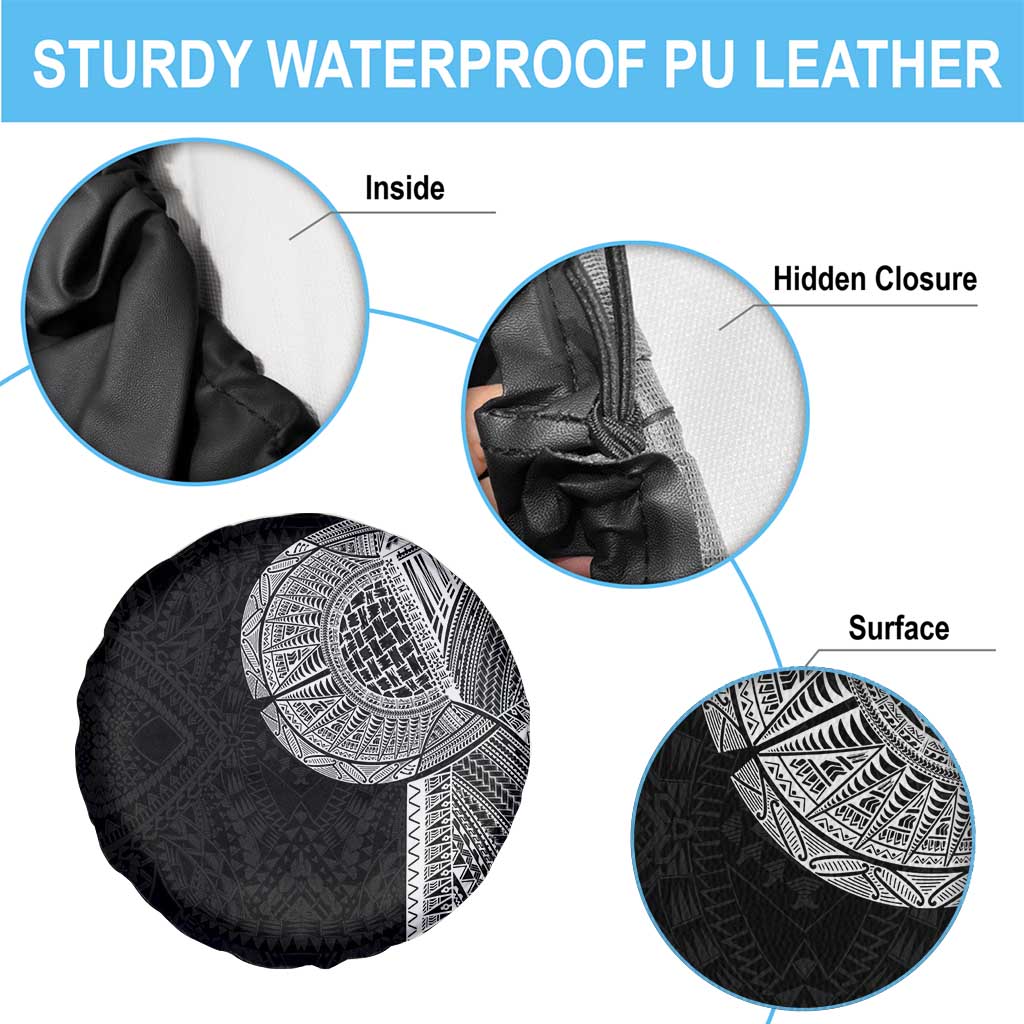 Samoan Tatau Spare Tire Cover Art Tribal Traditional Tattoos - Polynesian Pride