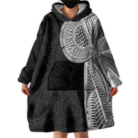 Samoan Tatau Wearable Blanket Hoodie Art Tribal Traditional Tattoos - Polynesian Pride