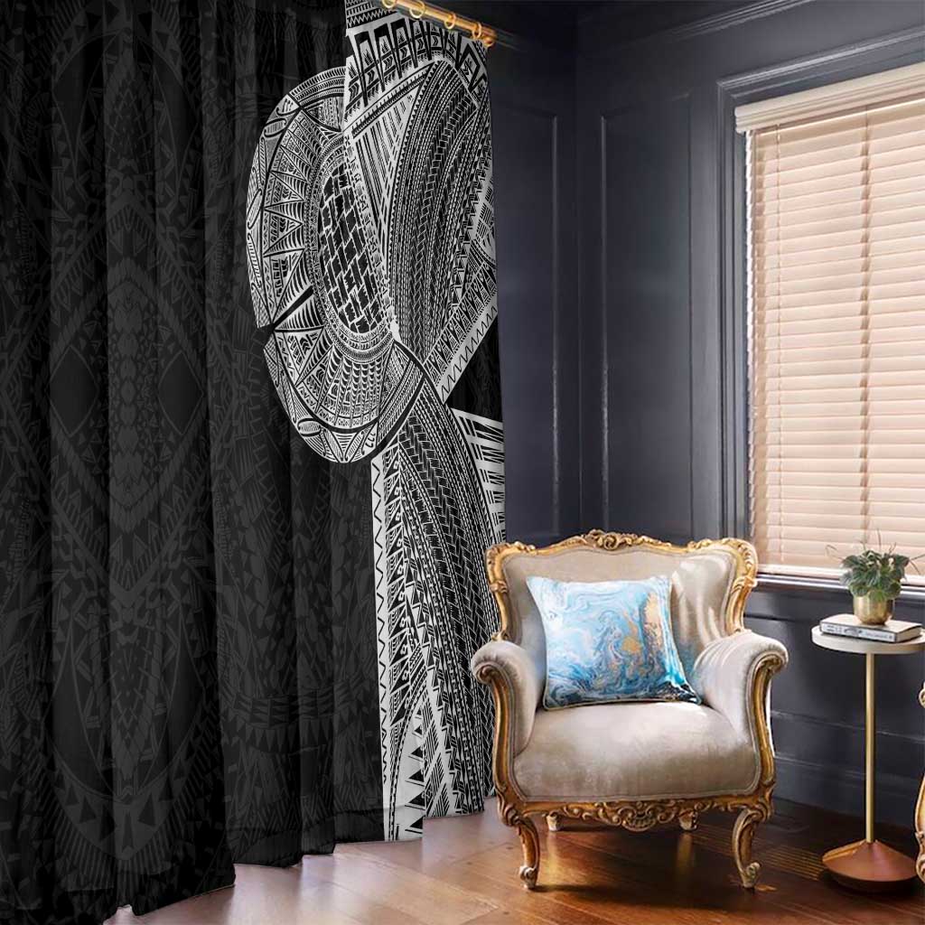 Samoan Tatau Window Curtain Art Tribal Traditional Tattoos - Polynesian Pride