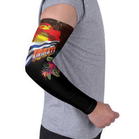 Kiribati Flag and Fireworks Arm Sleeves First Place Welcome the New Year - Polynesian Pride