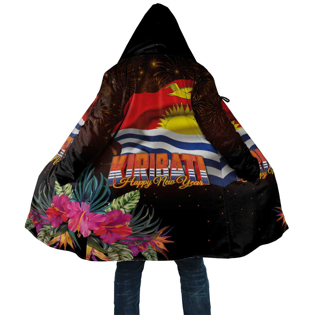 Kiribati Flag and Fireworks Cloak First Place Welcome the New Year - Polynesian Pride