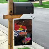 Kiribati Flag and Fireworks Garden Flag First Place Welcome the New Year - Polynesian Pride