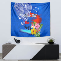 Personalised Samoa 62nd Anniversary Independence Day Tapestry Samoan Tribal Flag Style LT03 - Polynesian Pride