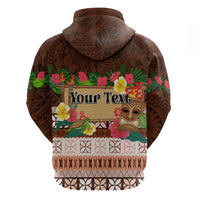 Pasifika Festival Auckland Hoodie Polynesian Tribal with Pacific Pattern Brown Color LT03 - Polynesian Pride