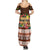 Pasifika Festival Auckland Summer Maxi Dress Polynesian Tribal with Pacific Pattern Brown Color LT03 - Polynesian Pride