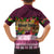 Pasifika Festival Auckland Family Matching Puletasi and Hawaiian Shirt Polynesian Tribal with Pacific Pattern Pink Color LT03 - Polynesian Pride