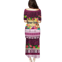 Pasifika Festival Auckland Family Matching Puletasi and Hawaiian Shirt Polynesian Tribal with Pacific Pattern Pink Color LT03 - Polynesian Pride