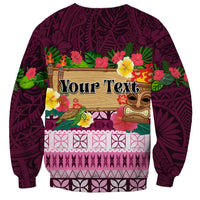 Pasifika Festival Auckland Sweatshirt Polynesian Tribal with Pacific Pattern Pink Color LT03 - Polynesian Pride