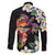 Hawaiian Lei Day Family Matching Mermaid Dress and Hawaiian Shirt Plumeria and Turtle with Polynesian Tribal Pattern