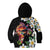 Hawaiian Lei Day Kid Hoodie Plumeria and Turtle with Polynesian Tribal Pattern