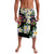 Hawaiian Lei Day Lavalava Plumeria and Turtle with Polynesian Tribal Pattern