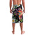 Hawaiian Lei Day Lavalava Plumeria and Turtle with Polynesian Tribal Pattern